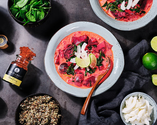 Rezept Curry in Pink