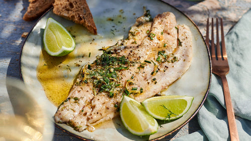 Rezept Grillfisch mit Zitronen-Kräuter-Butter