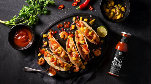 Rezept Garnelen-Tacos mit Mango-Salat