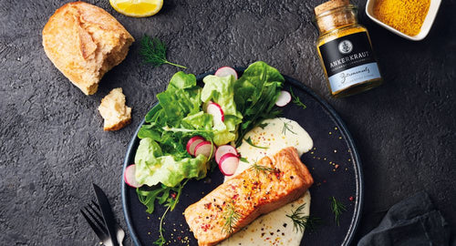 Rezept Lachs mit Zitronensauce