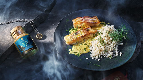 Rezept Kabeljau mit Curry-Dill-Sauce | Herr der Ringe