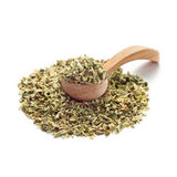 Oregano Gewürz von Ankerkraut als Häufchen auf einem Gewürzlöffel.