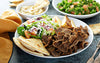 Griechischer Salat mit Gyros