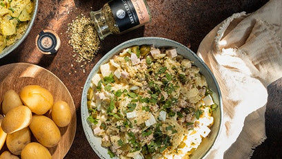 Kartoffelsalat mit Gurke