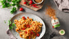 Spaghetti mit Garnelen und Tomaten-Sahne-Soße