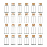 Vierundzwanzig leere, große Korkengläser von Ankerkraut auf weißem Hintergrund.