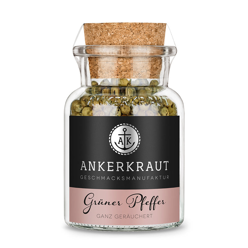 Grüner Pfeffer ganz geräuchert