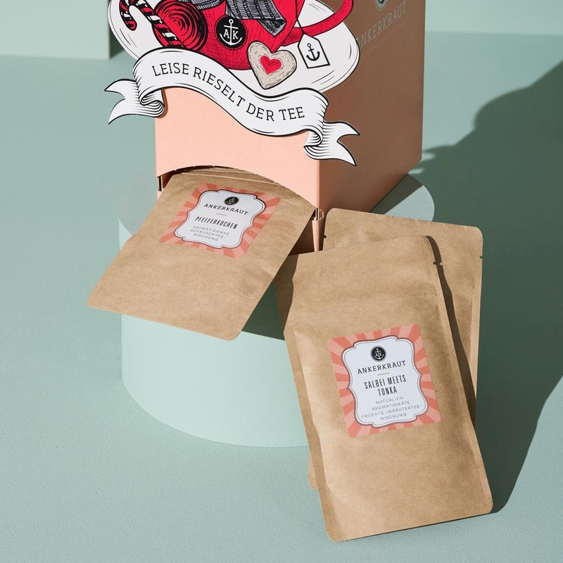 Tee Adventskalender mit drei Tütchen