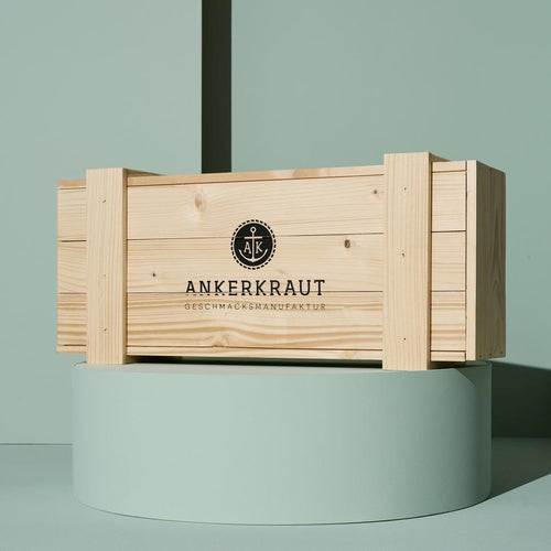 Adventskalender mit Holzkiste