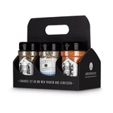 Camping Gewürze von Ankerkraut im Sechserträger aus Pappe auf weißem Hintergrund.