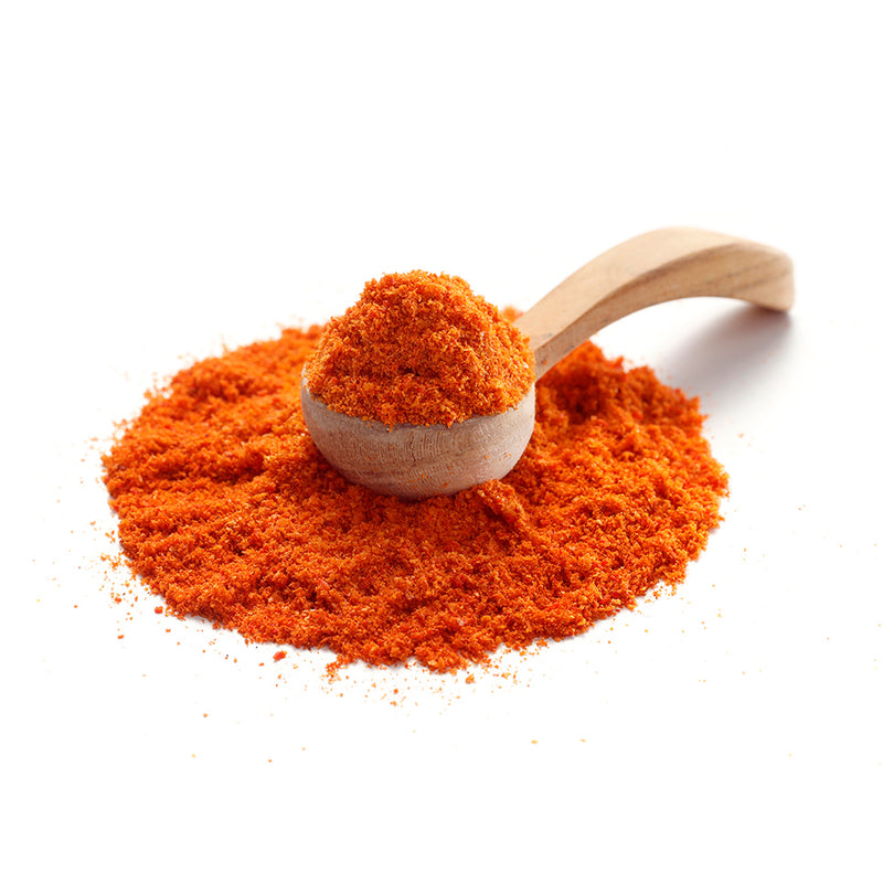 Cayennepfeffer von Ankerkraut als Häufchen auf einem Gewürzlöffel.