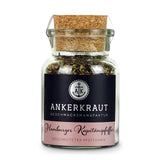 Hamburger Kapitänspfeffer von Ankerkraut im Korkenglas auf weißem Hintergrund.