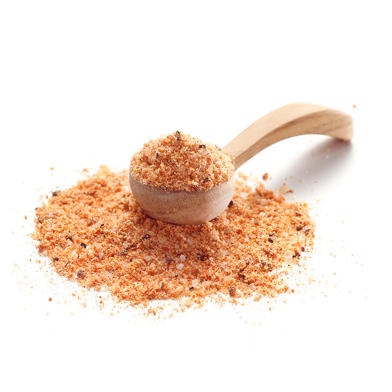 Hummus Gewürz von Ankerkraut als Häufchen auf einem Gewürzlöffel.