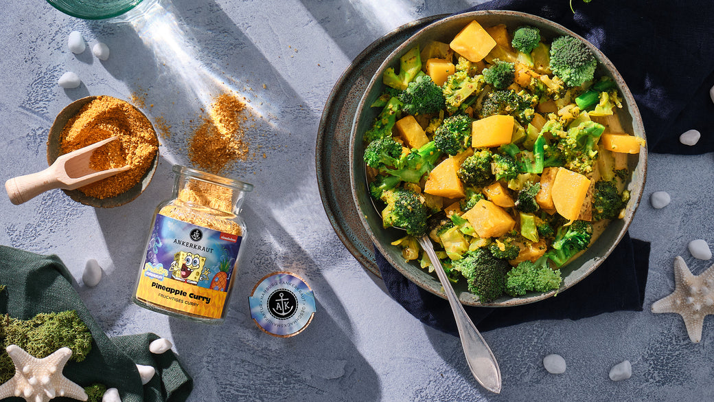 lp spongebob rezept Brokkoli-Curry Banner