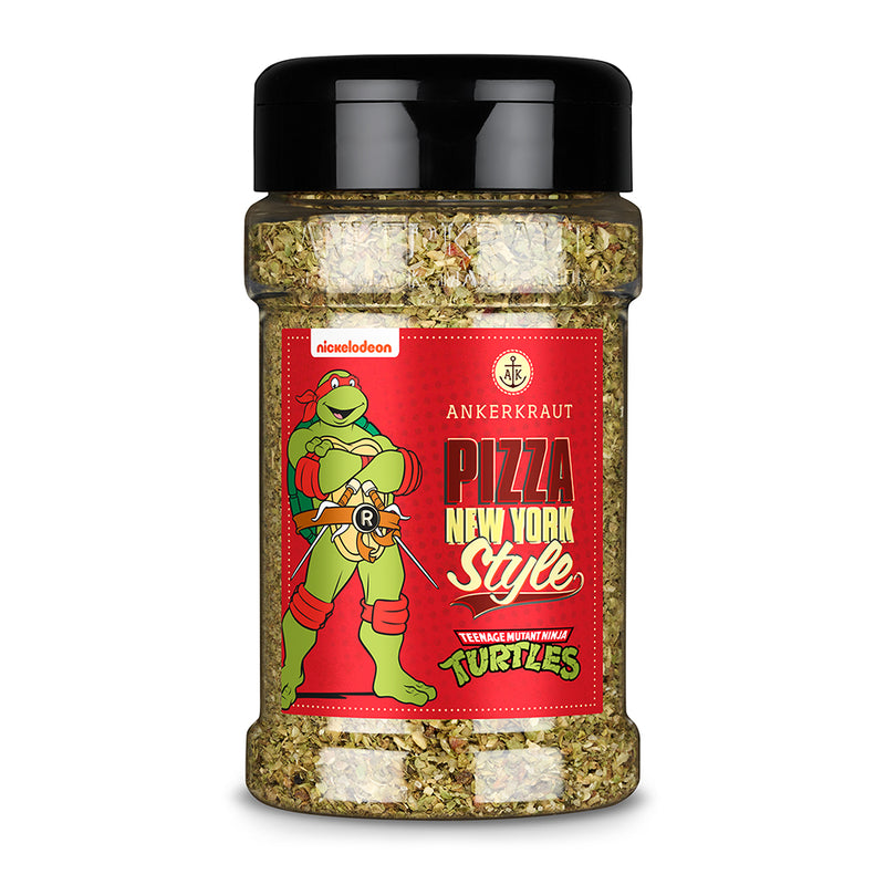 Ninja Turtles Pizza Raphael von Ankerkraut im Gewürzstreuer vor weißem Hintergrund.