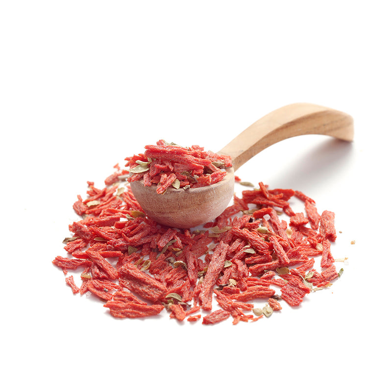 Pasta Bmbini Gewürz von Ankerkraut als Häufchen auf einem Gewürzlöffel.