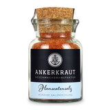 Hanseatensalz Hamburg von Ankerkraut im Korkenglas auf weißem Hintergrund.
