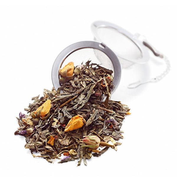 Sencha Rosengarten, Grünteemischung